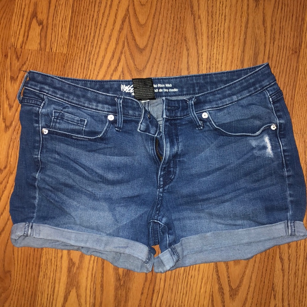 denim shorts